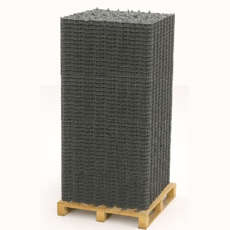 Palette 28,77 m² Dalles à engazonner Anthracite 54,5 x 38 x 3,2 cm – Résistance : 170 T / m²