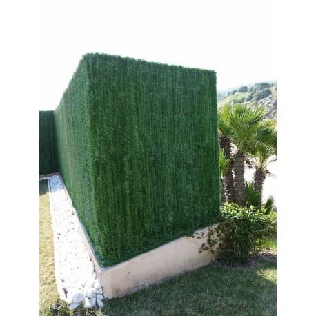 Haie Artificielle de Jardin JET7GARDEN en PVC 110 Brins 300 x 100 cm