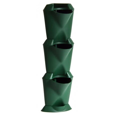 Jardinière en Polypropylène Mini-Garden Corner 17 x 17 x 30 cm Vert