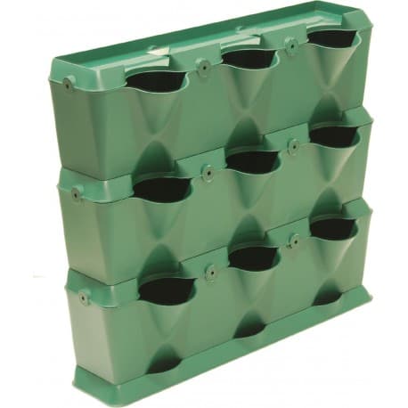 Jardinière Murale en Polypropylène Mini-Garden 64,6 x 19 x 57 cm Vert