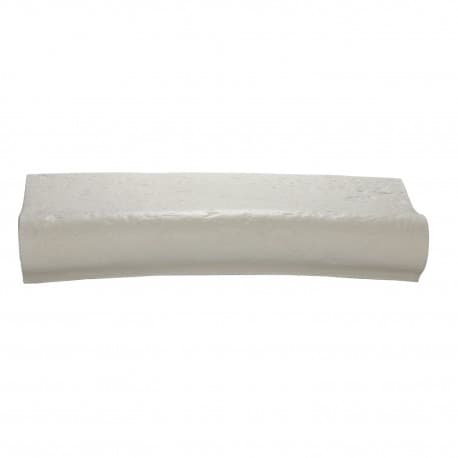 Margelle de Piscine en Pierre Reconstituée Galbée Courbe 47 x 32 x 4 cm Blanc