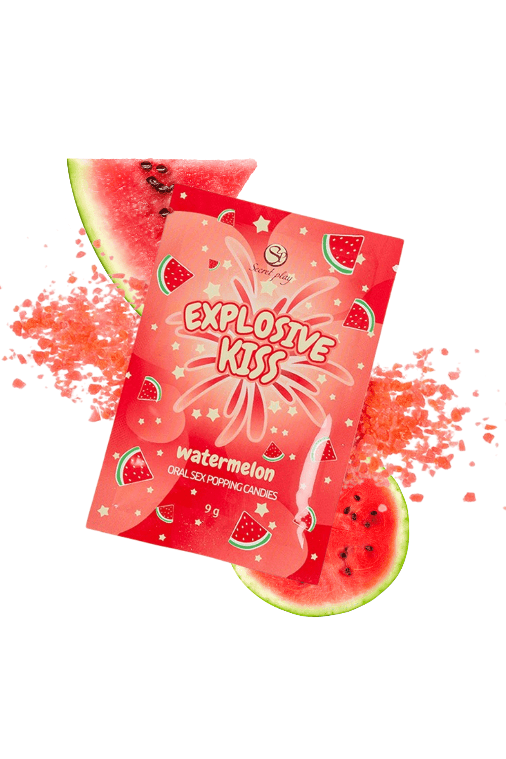 Bonbons pétillants à la pastèque spécial sexe oral