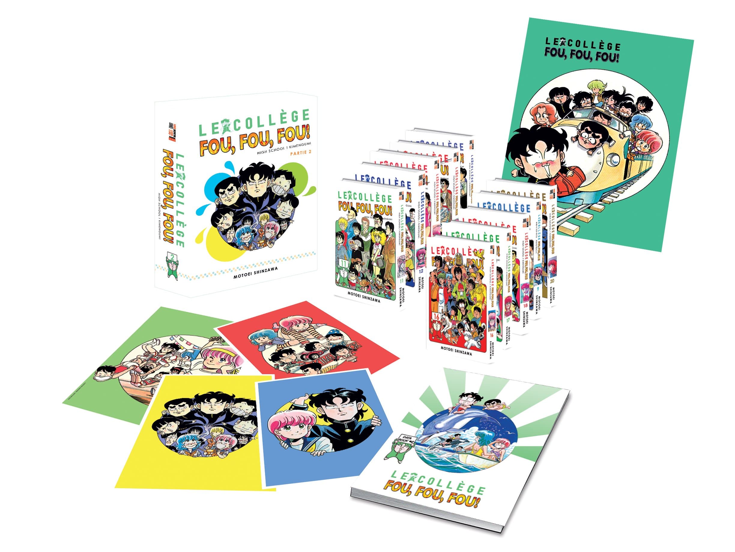 Le Collège Fou Fou Fou - Partie 2 - Pack 10 mangas - Edition Collector
