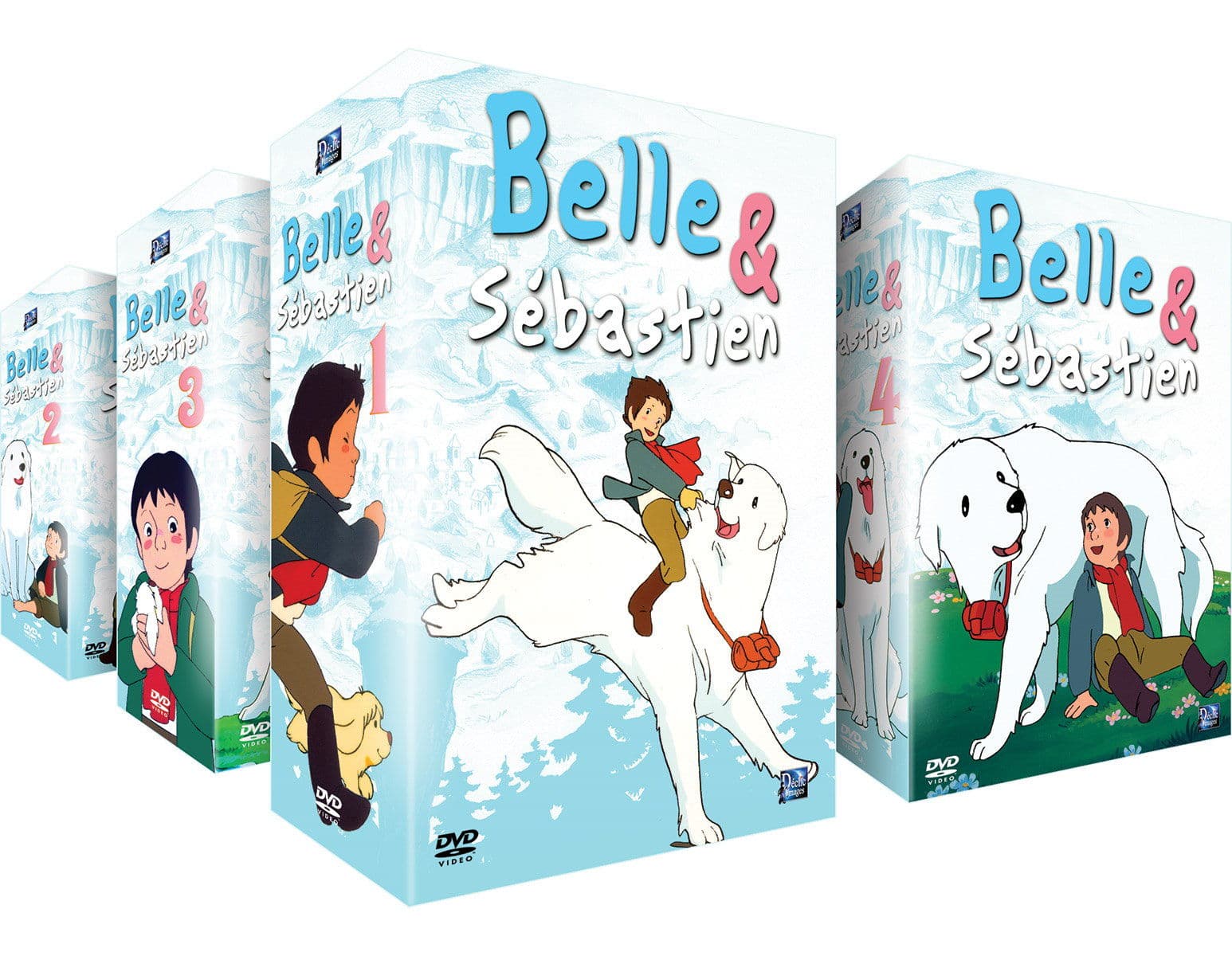 Belle et Sébastien - Intégrale - Pack 4 Coffrets (16 DVD) - VF
