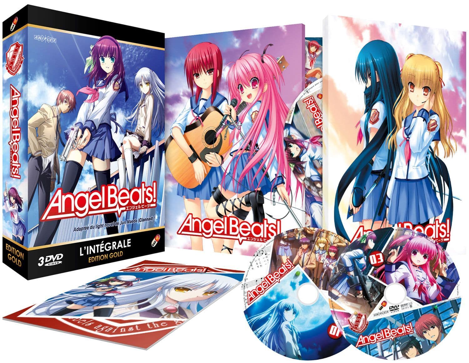 Angel Beats! - Intégrale + OAV - Coffret DVD + Livret - Edition Gold