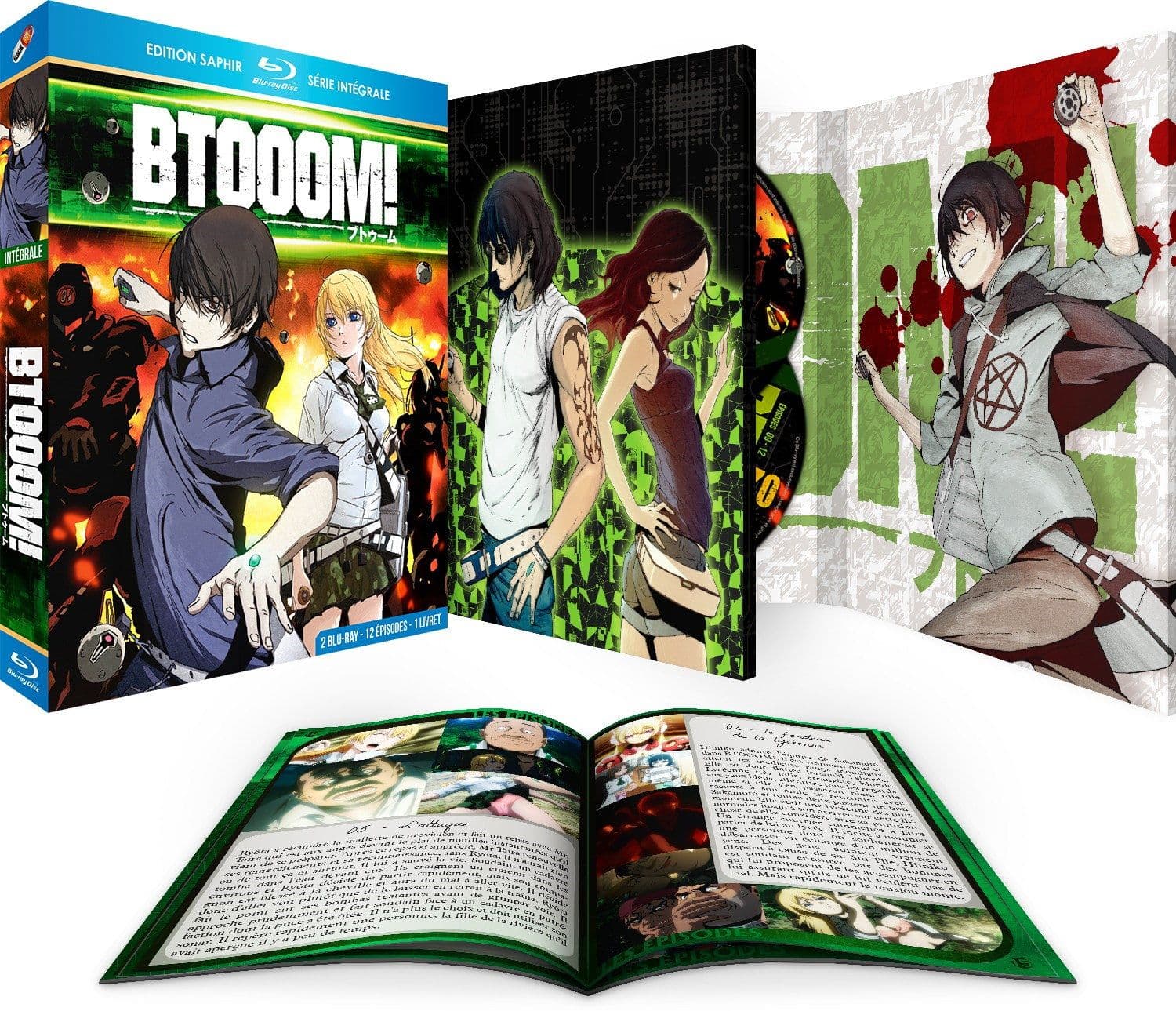 Btooom! - Intégrale - Edition Saphir - Coffret Blu-Ray + Livret