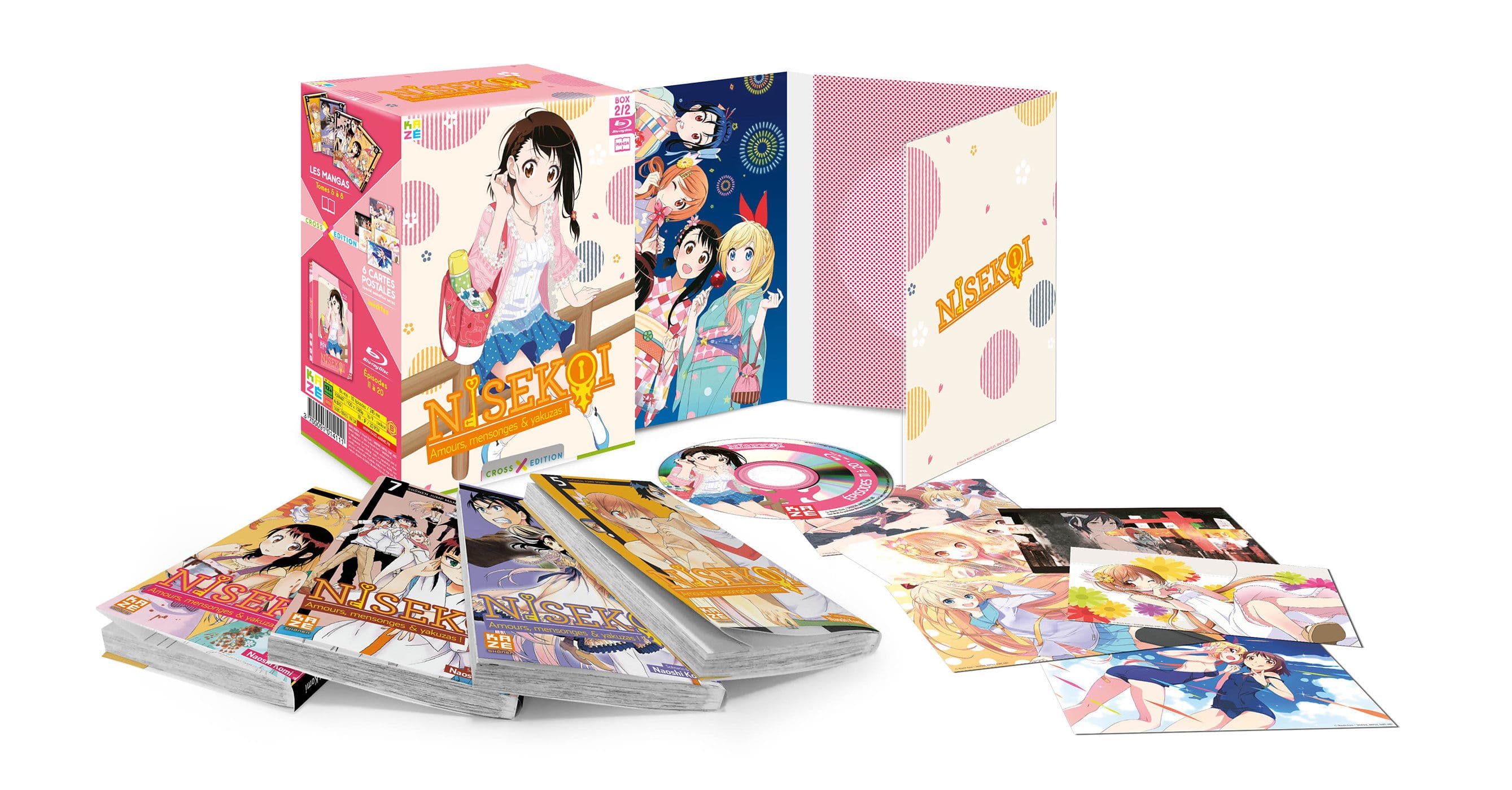 Nisekoi - Saison 1 - Partie 2 - Cross Edition - Coffret Blu-Ray
