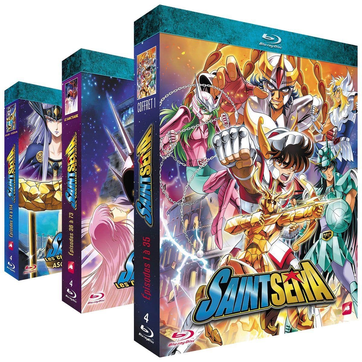 Saint Seiya - Intégrale - Pack 3 Coffrets Blu-ray - non censurée