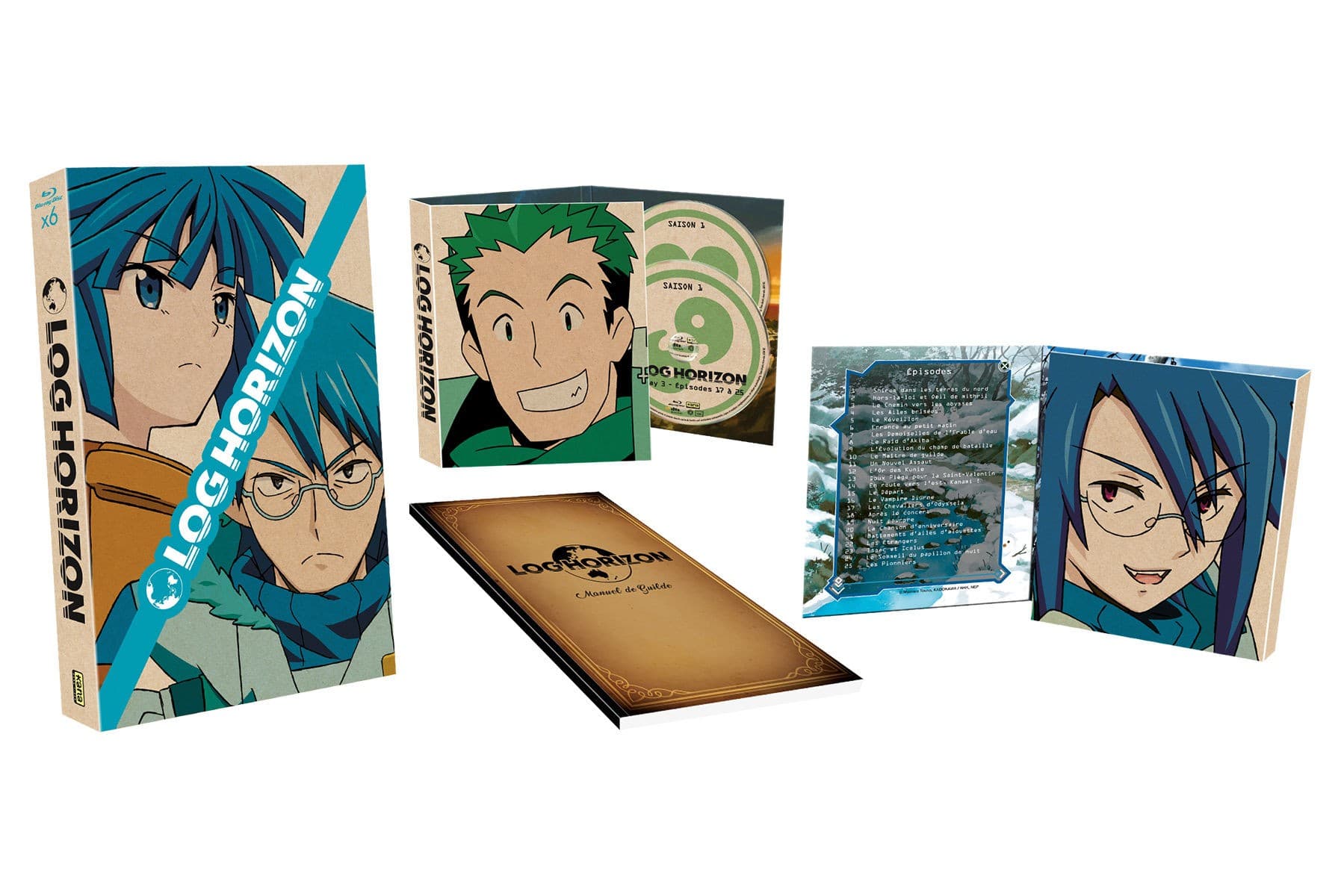 Log Horizon - Intégrale (Saison 1 + 2) - Coffret Blu-ray - Collector