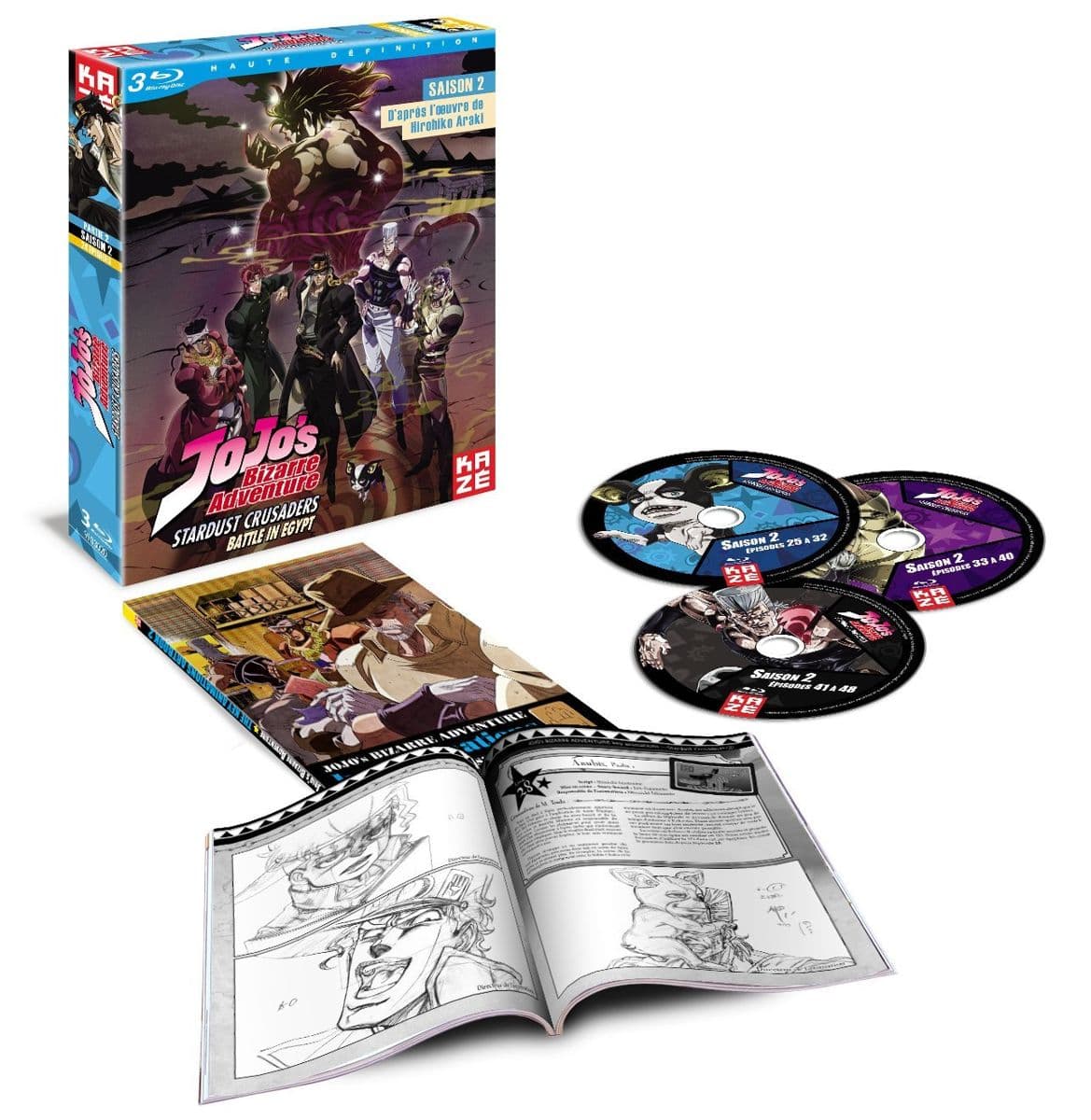Jojo's bizarre adventure - Saison 2 - Partie 2 - Coffret Blu-ray