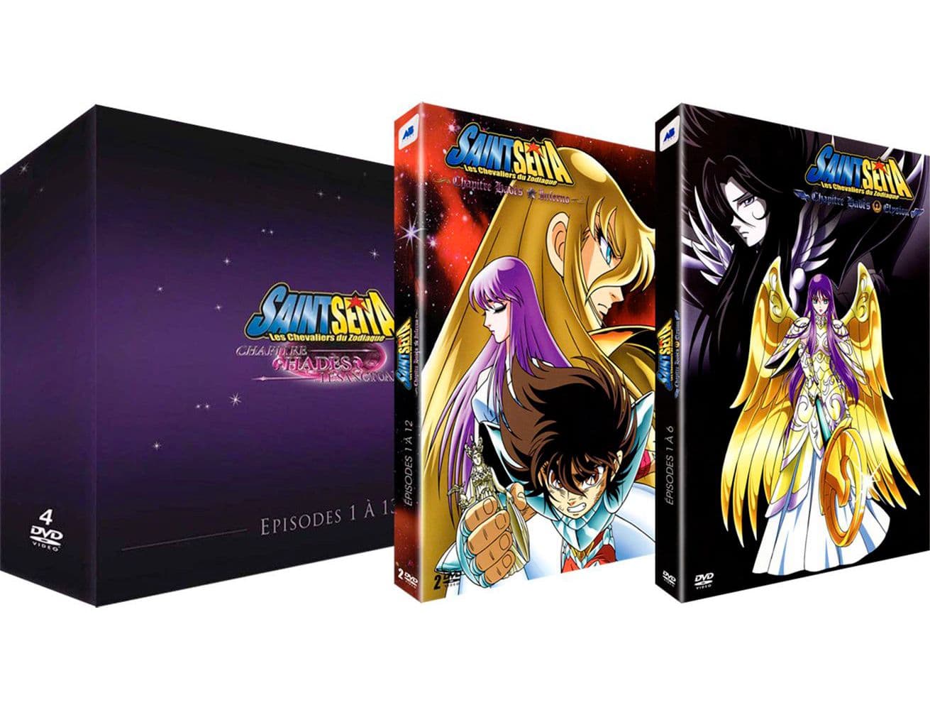 Saint Seiya : Chapitre Hadès - Intégrale- Pack 3 Coffrets DVD