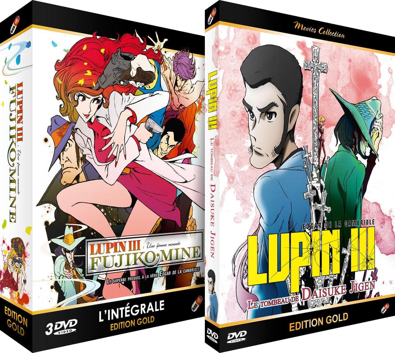 Lupin 3 : Fujiko Mine + Le Tombeau de Daisuke Jigen - Pack DVD - Gold