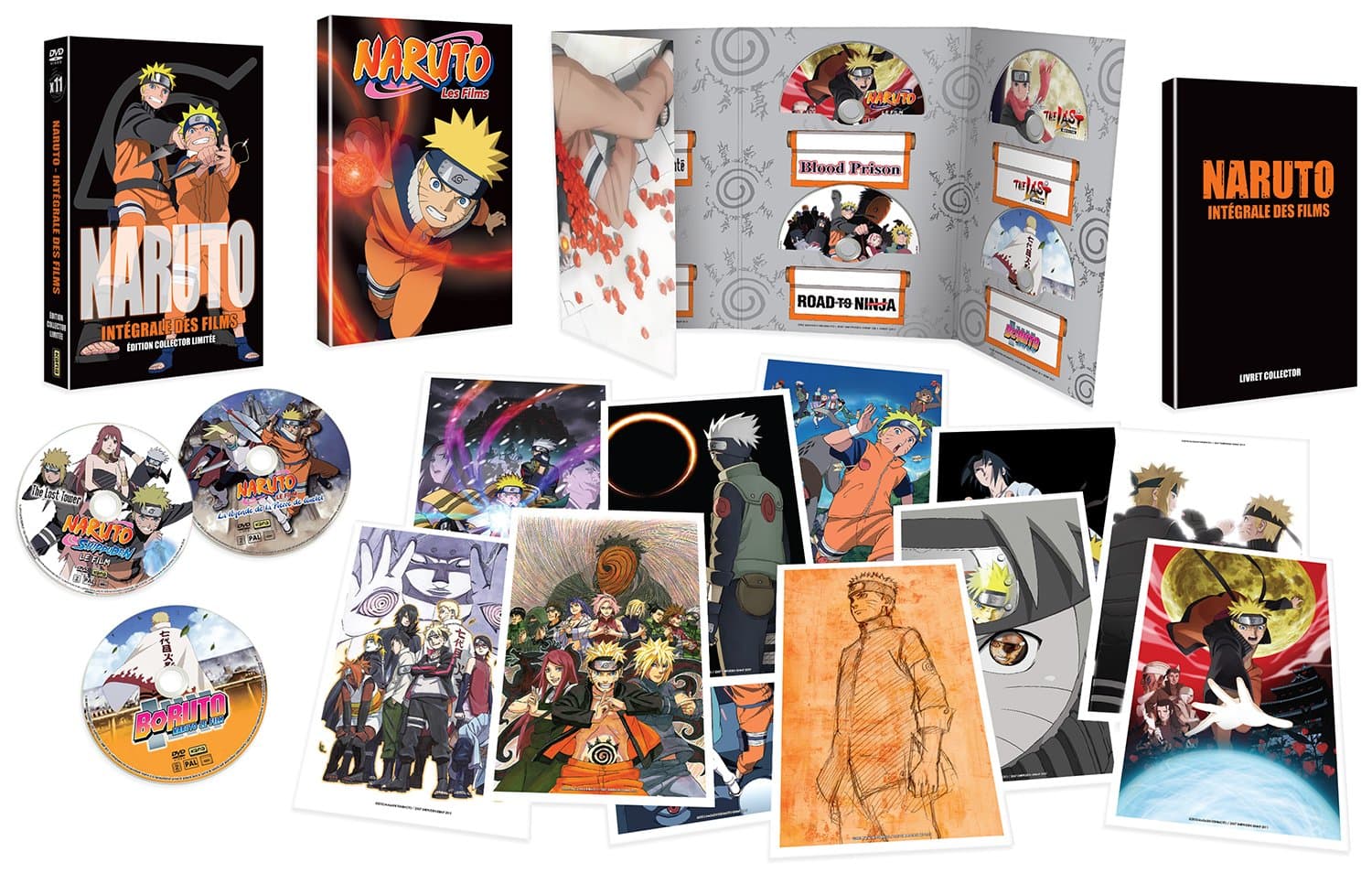 Naruto : Les films - Intégrale (11 films) - Collector Limitée - DVD
