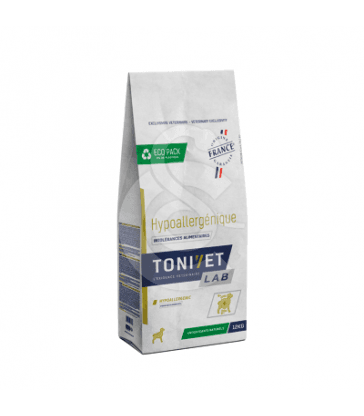 Tonivet chien hypoallergénique intolérance alimentaire. sac de 12 kg