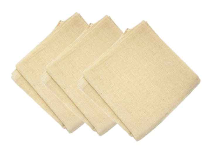 IOBIO Lot de 3 Langes absorbants en Coton Biologique - 80 x 80 cm