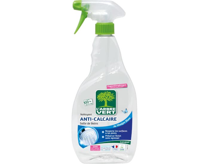 L'ARBRE VERT Spray Nettoyant Salle de Bains - 740ml
