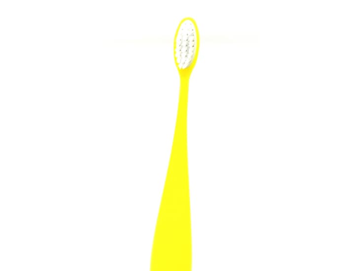 CALIQUO Brosse Ă Dent en Bioplastique Rechargeable Enfant Jaune