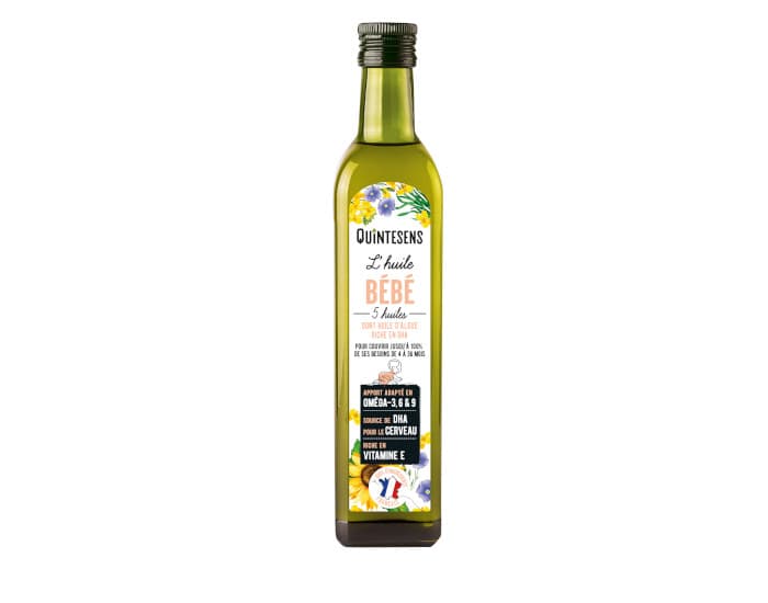 QUINTESENS Mélange de 5 Huiles - Bébé - De 4 à 36 mois - 0.25 L