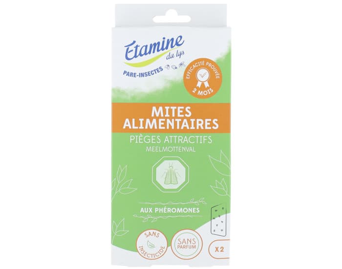ETAMINE DU LYS Piège Naturel à Mites Alimentaires - Lot de 2