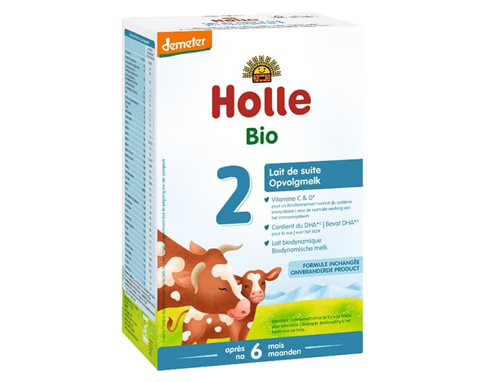 HOLLE Lait de Suite 2 - Dès 6 mois - 600 g