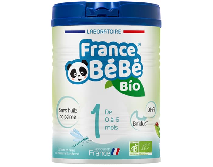 FRANCE BEBE BIO Lait pour Nourrisson 1 - de 0 à 6 mois - 800g