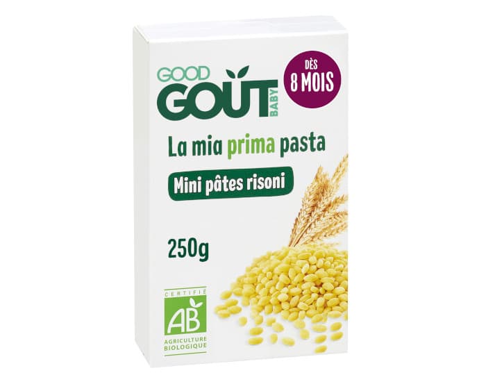 GOOD GOUT Pâtes Risoni - 250 g - Dès 8 mois