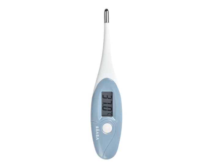 BEABA Thermomètre Digital Thermobip à Embout Souple Windly Blue
