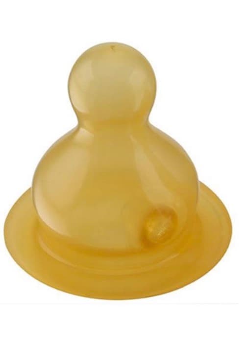 HEVEA Lot de 2 Tétines en Caoutchouc Naturel Débit Lent - 0-3 mois