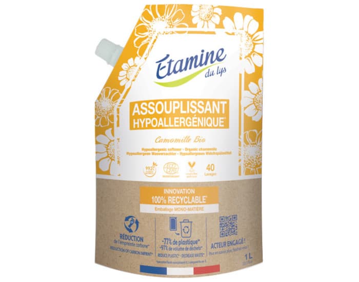 ETAMINE DU LYS Assouplissant Hypoallergénique Camomille Bio - Doypack 1L