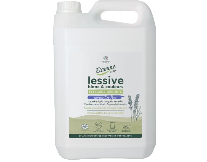 ETAMINE DU LYS Lessive Liquide Hypoallergénique à la Camomille 5 L