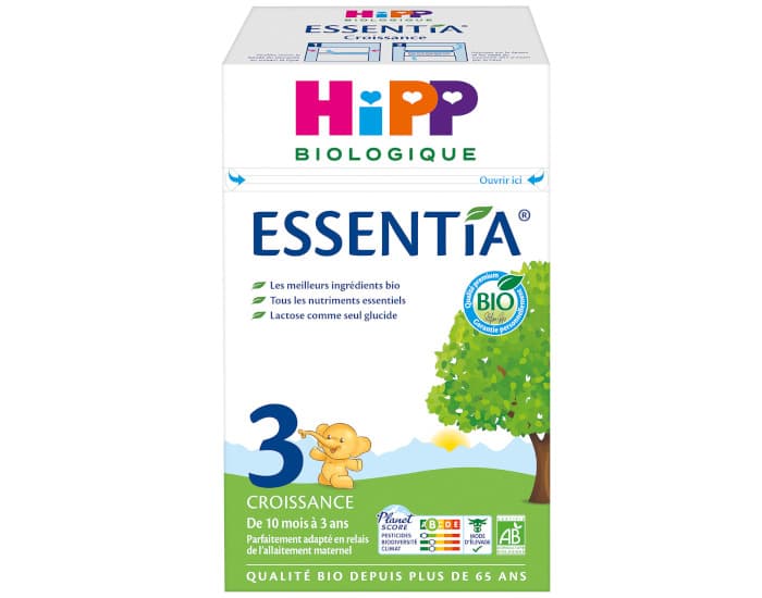 HIPP Lait Croissance Essentia - 3ème Age - 600 g