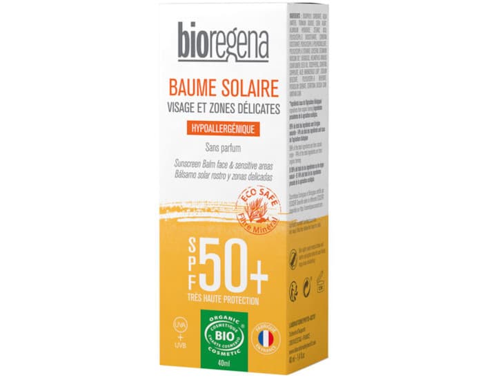 BIOREGENA Baume Solaire Visage et Zones Délicates SPF50+ - 40 ml