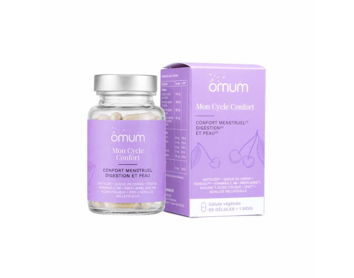 OMUM Complément Alimentaire Nutricosmétique Mon Cycle Confort - 60 Gélules