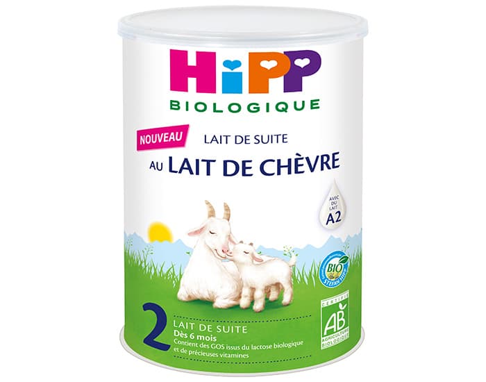 HIPP Lait 2 Chèvre - Boîte 400g - Dès 6 mois