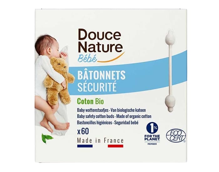 DOUCE NATURE Bâtonnets Sécurité Bébé - 56 unités
