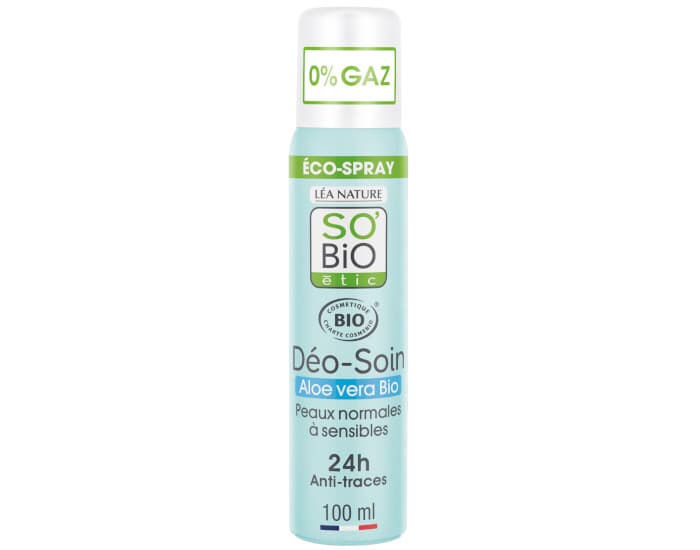 SO'BIO ĂTIC Ăco-Spray DĂ©o-soin Aloe Vera Bio - 100 ml