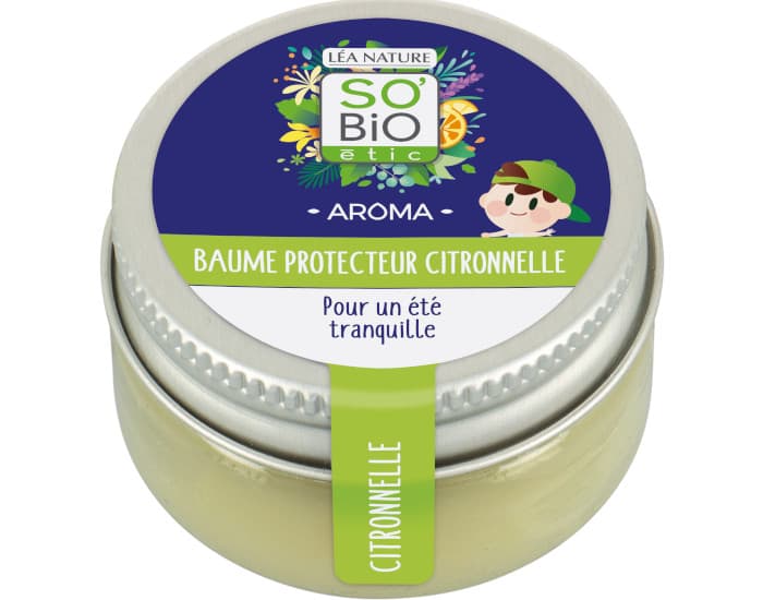 SO'BIO ÉTIC Baume Enfant Protecteur Citronnelle - 25g