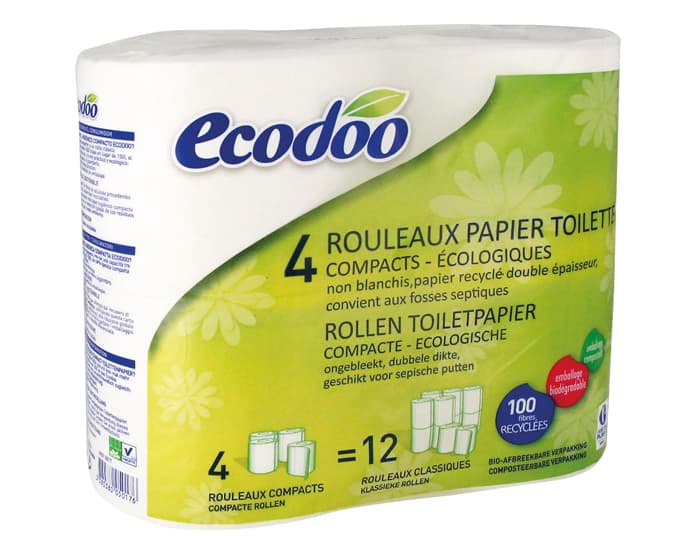 ECODOO Papier Toilette Compact Recyclé