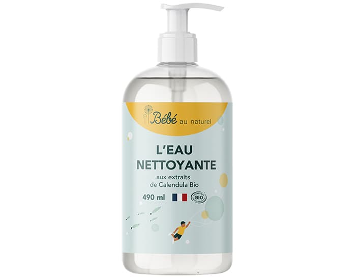 BEBE AU NATUREL Eau Nettoyante - 490 ml
