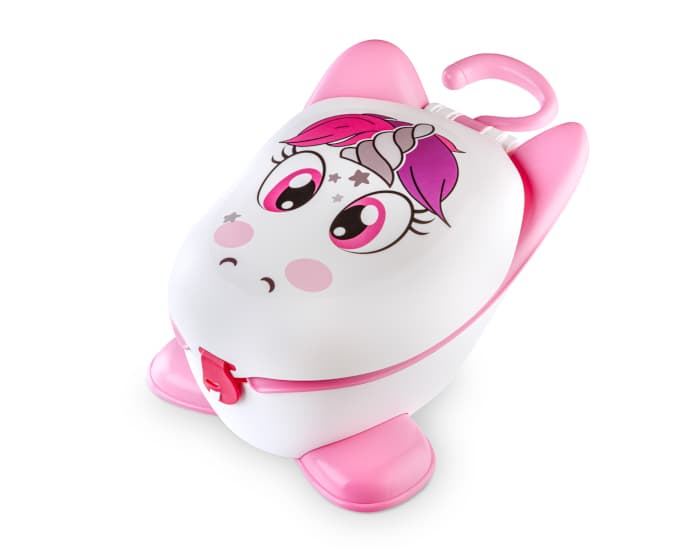 BEBE ANGEL Pot de Propreté Nomade avec Couvercle Licorne