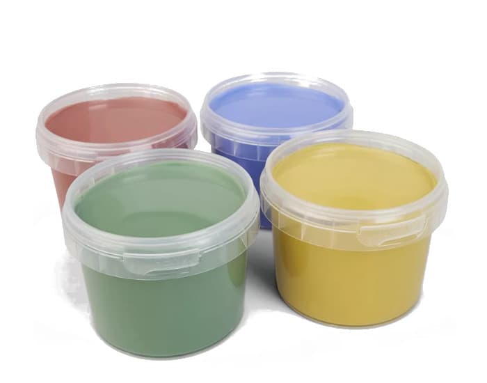 GRUNSPECHT Peinture à Doigts 4 Couleurs - Dès 2 ans