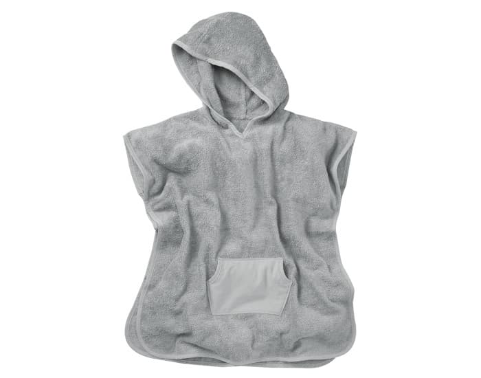 ROTHO BABYDESIGN Poncho de Bain pour Bébé - 62/68cm Gris