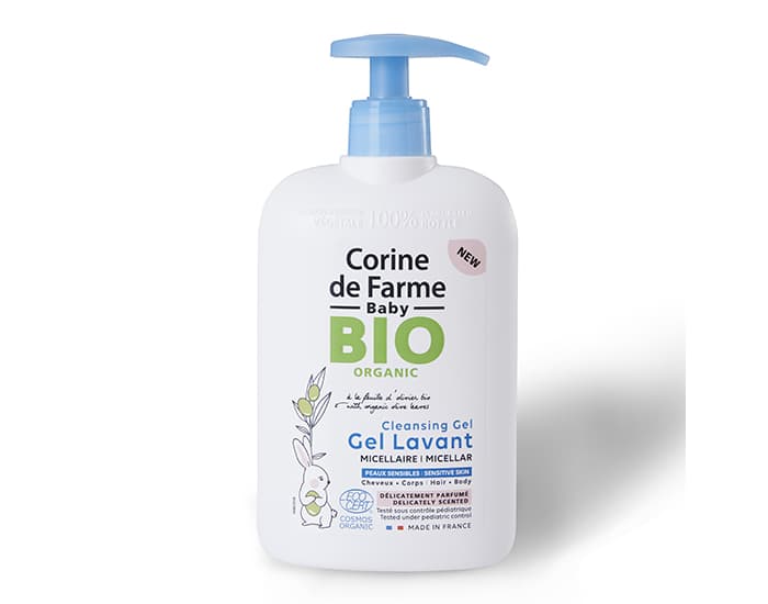 CORINE DE FARME BABY Gel Lavant Micellaire Corps et Cheveux Parfumé - 500 ml