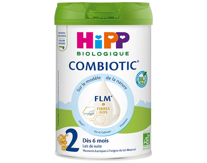 HIPP Lait de Suite 2 Combiotic FLM - De 6 Ă 12 mois - 800 g