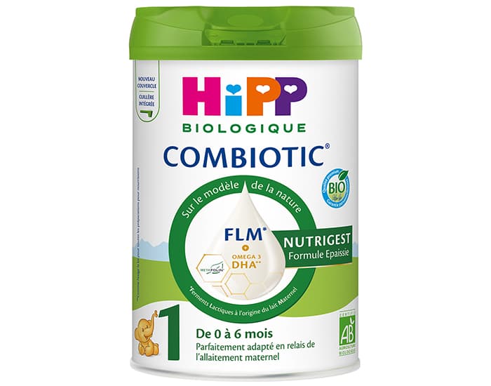 HIPP Lait pour Nourrisson 1 COMBIOTIC FLM Nutrigest - De 0 Ă 6 mois - 800 g
