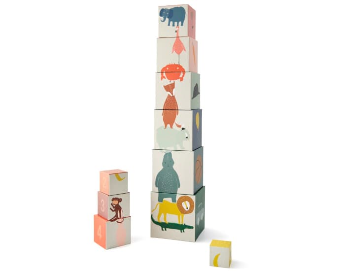 TRIXIE Blocs à Empiler Animaux - Dès 12 mois