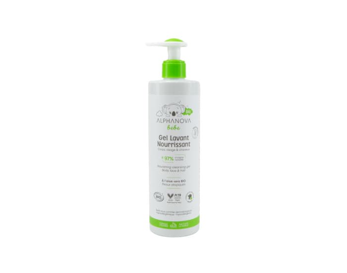 ALPHANOVA Bébé Gel Lavant Nourrissant - 400ml