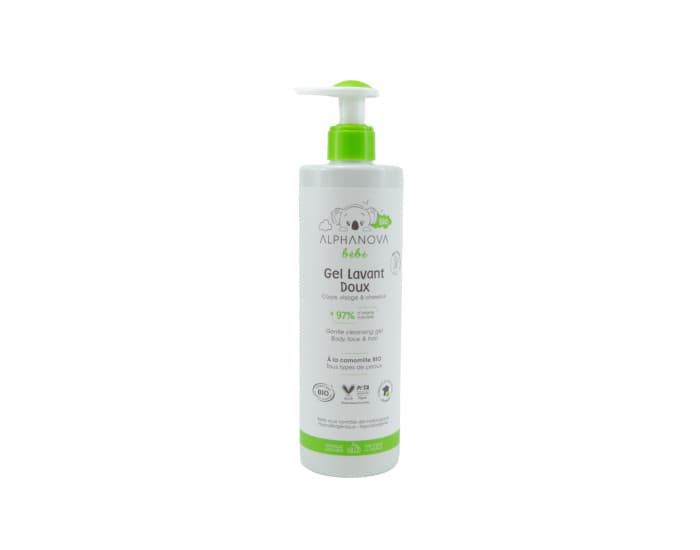 ALPHANOVA Bébé Gel Lavant Doux 2 en 1 400ml