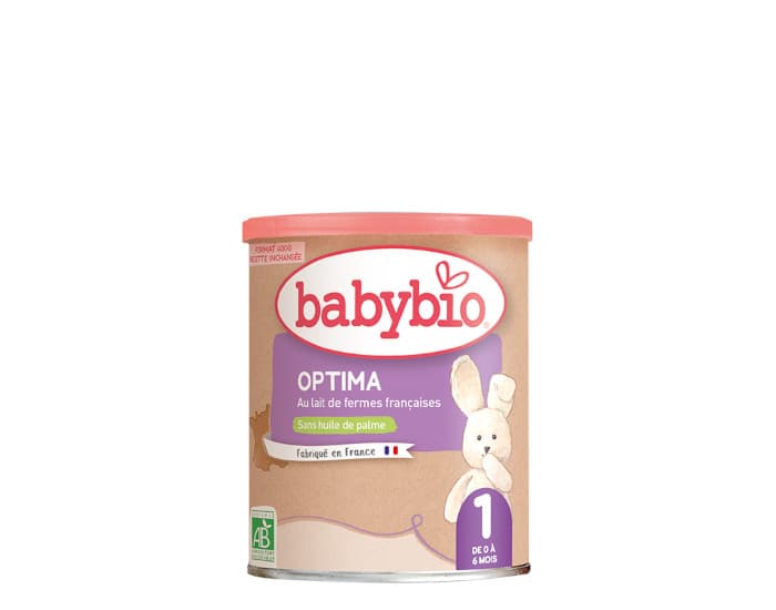 BABYBIO Lait pour Nourrisson 1 Optima - De 0 Ă 6 mois - 400g