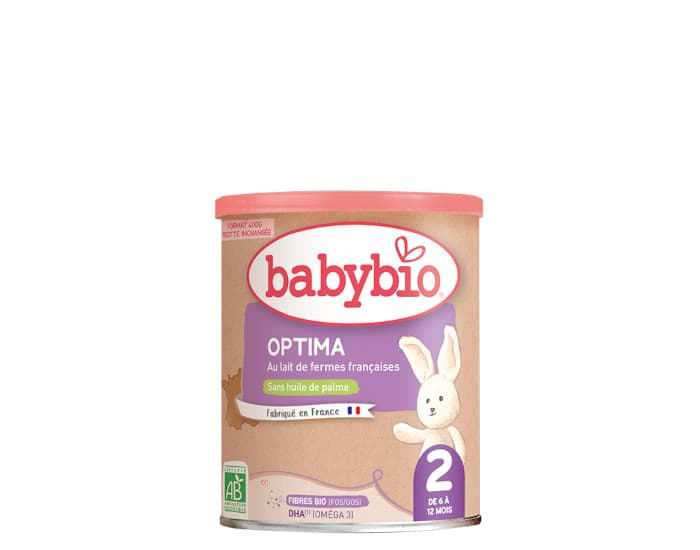 BABYBIO Lait de Suite 2 Optima - Dès 6 mois - 400g
